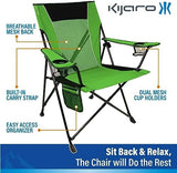 Kijaro Dual Lock Portable Camping Chairs - Enjoy the Outdoors with a Versatile Folding Chair, Sports Chair, Outdoor Chair & Lawn Chair - Dual Lock Feature Locks Position – Ireland Green