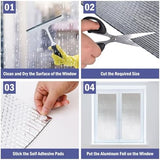 YoleShy Double Reflective Insulation 59 in X 8.2 FT RV Window Insulation for Summer Heat Reflective Window Film for Roof, Car, Garage Doors