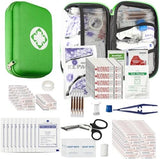 Car-Home Survival First-Aid Kit Emergency-Kit - Green 273Piece Equipment Travel Supplies First Aid Set Home Essentials Camping Hiking YIDERBO