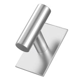 VAEHOLD Wall Towel Hooks, Heavy Duty Sticky Holder Waterproof Towel Hooks for Hanging Coat, Clothes, Closet Hook Wall Mount for Kitchen (Silver, 4 Pack)