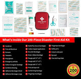 Protect Life Survival First Aid Kit for Home/Business, Camping Survival Kits | Mini Travel First Aid Kit | Camping Equipment | Small Kits for Car | Outdoor Emergency Survivals Pack