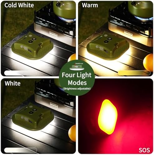 Camping Lantern Rechargeable,LED Smart Light Bluetooth Control by Tuya APP,Music Sync RGB LED Camping Lights,16500mAh Outdoor Light with Magnet Base,16 Million DIY Colors Tent Lights ly01