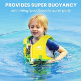 Gogokids Toddler Swim Vest, Kids Float Jacket for 20-30-40-50 lbs Girls and Boys, Float Swimwear with Duel Adjustable Safety Strap, for 2-9 Year Old Children