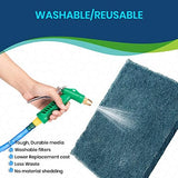 20x30x1 Cut To Fit Furnace & Air Conditioner Washable Reusable High Air Flow Polyester Fiber Filter Media (20" x 30" x .75" actual)