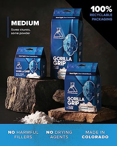 Friction Labs Premium Sports Chalk for Rock Climbing, Weight Lifting, Gymnastics, Tennis & More