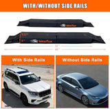 MeeFar Universal Car Soft Roof Rack Pads Luggage Carrier System for Kayak Surfboard SUP Canoe Include 2 Heavy Duty Tie Down Straps, 2 Tie Down Rope, 2 Quick Loop Strap and Storage Bag
