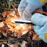 Classic Heavy-Duty Super-Duty Ferro Rod Fire Starter with Premium Ferrocerium Rod Superb Carbon Alloy Steel Striker 550 Paracord Lanyard Handle for Camping Emergency Survival Hiking BBQ EDC