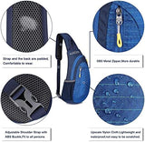 G4Free Sling Bags Men and Women Shoulder Backpack Small Crossbody Chest Sling Backpack (Blue)