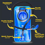 WACOOL 2L 2.5L 3L BPA Free PEVA Hydration Pack Bladder Leak-Proof Water Reservoir