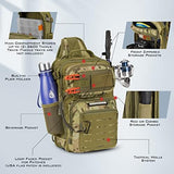 KastKing BlowBak Tactical Fishing Sling Tackle Bag - Lightweight Fishing Backpack - Storage for Gear and Equipment - Gift for Men