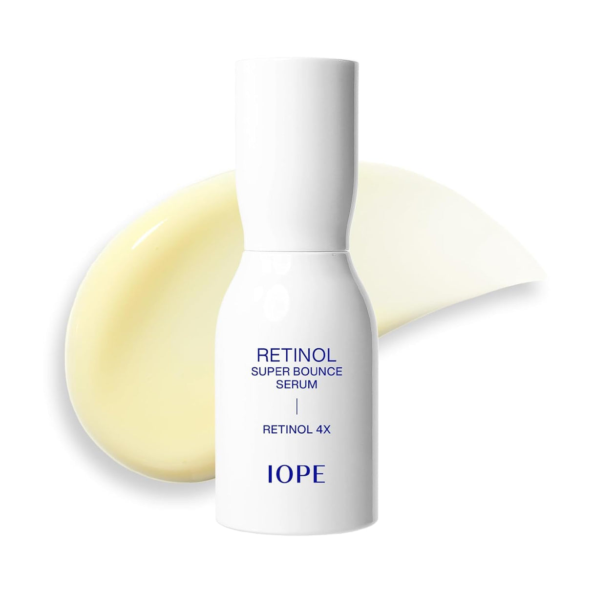 IOPE Retinol Super Bounce Serum - Daily Korean Skincare for Anti-Aging, Reduction in Fine Lines & Wrinkles, Beginner Friendly, Gentle Nourishment for Sensitive Skin, 1.69 Fl Oz.