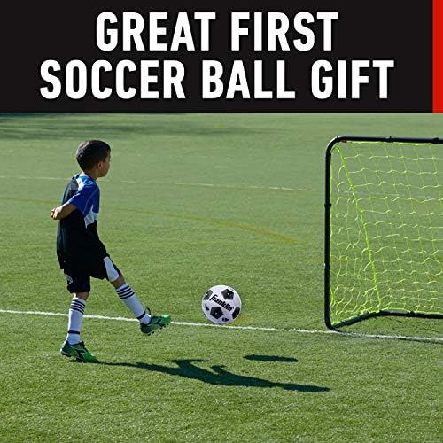 Franklin Sports Soccer Balls - Youth & Adult - Sizes 3, 4 & 5 - Single & Bulk Packs - Black & White