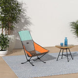 Helinox Beach Chair Lightweight, Lower-Profile, Compact, Collapsible Camping Chair, Mint Multiblock