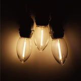 Meconard C9 Led Replacement Christmas Light Bulbs, 100 Pack C9 Shatterproof Plastic Led Bulbs for Christmas Outdoor String Lights, E17 Intermediate Base, Commercial Grade Holiday Bulbs, Warm White.