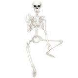 SHOCOSTO Skeleton Halloween Decor,3Ft Life Size Skeleton Full Body Plastic Human Bones for Halloween Decoration