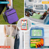 Healthy Packers Cool Pack, Slim Long-Lasting Ice Packs - Great for Coolers or Lunch Box