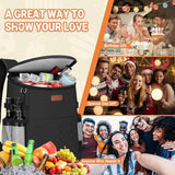 Soft Cooler Backpack 30 Cans/45 Cans, Backpack Coolers Insulated Leak Proof Thermal Lunch Backpack for Men Work Small Cooler Bag Beach Travel Picnic Drink Beverage Beer