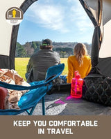 FanttikOutdoor Camping Tent 4/6/8/10 Person Instant Cabin Tent Setup in 60 Seconds with Rainfly & Windproof Portable with Carry Bag for Family Camping & Hiking