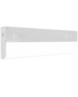 12” LED Direct Wire Under Cabinet Light with On/Off Switch - Dimmable LED Lights for Kitchen - Selectable CCT 2700K-5000K, 340-360 Lumens, 5W - UCB Hardwired Under Cabinet Lighting by NICOR Lighting