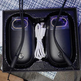 Hand Warmers Rechargeable, 14000mAh Electric Hand Warmer 2 Pack Dual-Sided Heating 17Hrs Warmth Max 131℉ USB-C Portable Pocket Heater for Raynauds, Hunting, Golf, Camping