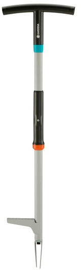 Gardena 03518 | Weed Puller Remover Tool, Heavy Duty Stand-Up Garden Hand Weeder, Easy Weed Removal, Built-in Ejector, Long Handle for Outdoor Use. Weeding Claw.
