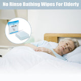 HYGIENJOY-21% Larger,No Rinse Bathing Wipes for Adults-Rinse Free Bath Sponges,Soap Infused,Extra Thick and Dry Shower Wipes for Elderly,For Camping,Hiking,Post Surgery Must Haves, (75 counts)
