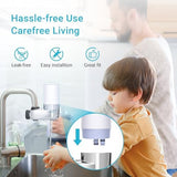 AQUA CREST Alkaline Faucet Filter Replacement, Increase PH, Replacement for Brita® Faucet Filter, Brita® 36311 On Tap Water Filtration System, FR-200, FF-100, 2 Pack