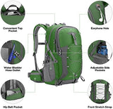 Maelstrom Hiking Backpack,Camping Backpack,40L Waterproof Hiking Daypack with Rain Cover,Lightweight Travel Backpack,Green