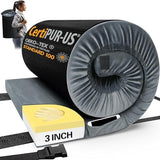 CYMULA Memory Foam Camping Mattress Pad, CertiPUR-US Sleeping Mat, Portable Roll Up Mattress for Adults, Camping Bed Pads for Sleepover, Car Bed with Travel Bag