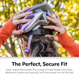 Schwinn Thrasher Bike Helmet for Adult Men Women Age 14+ with Suggested Fit 58-62cm, Multi-Mode Rear LED Light or No Light Option, Lightweight with Adjustable Side and Chin Strap, Bike Accessories