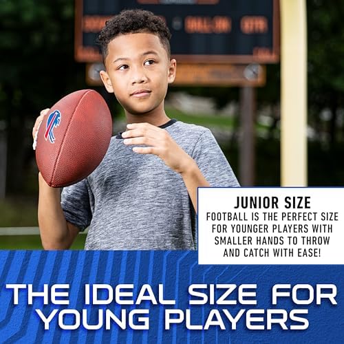 Franklin Sport NFL Team Football - Youth Junior Size Football for Kids - Official NFL Team Logo + Colors Youth Football - Kids NFL Fan Shop Football