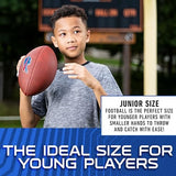 Franklin Sport NFL Team Football - Youth Junior Size Football for Kids - Official NFL Team Logo + Colors Youth Football - Kids NFL Fan Shop Football