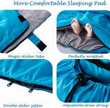 Tuphen Double Sleeping Bag, Sleeping Bag with 2 Pillows, Queen Size XL Bag for 2 People, Cold Warm Weather- 3 Seasons, Waterproof Adults for Camping, Backpacking or Hiking