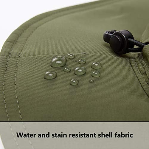 BASSDASH UPF 50+ Sun Fishing Hat Water Resistant with Detachable Neck Flap