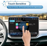 2024 2025 ID.4 Screen Protector for Volkswagen ID.4 (Pro/Pro S/AWD Pro/AWD Pro S/AWD Pro S Plus) 12.9-inch Touchsreen, 9H Tempered Glass 2025 ID.4 /ID.Buzz Accessories HD Transparent 12.9"