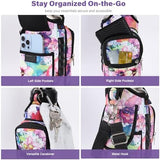 icolor Magnetic Gym Bag Water Bottle Carrier Holder with Phone Pockets & Shoulder Strap,5 Built-in Magnets Gym Bottle Pouch Sleeve,Magnetic Bag Gym Accessories Organizer for Men Women