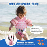 MoKo Toddler Swim Vest for Kids, 20-66 lbs, Arm Floaties with Adjustable Straps, Nylon Material, Swim Vest for Toddlers Learning to Swim
