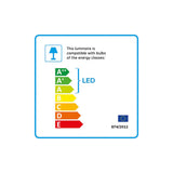 Xeno Matt White Triple Adjustable Tilt GU10 LED Mains Voltage Recessed Indoor Boxed Downlight