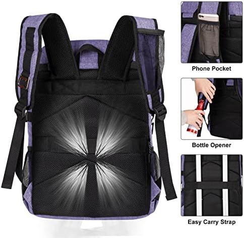 Backpack Coolers Insulated Leak Proof 30 Cans, Soft Sided Insulated Cooler Bags Ice Chest Backpack for Beach Travel Camping, with Reusable Ice Packs