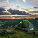 1 Person Tent for Camping Hiking Mountain Hunting Backpacking Tents 4 Season Resistance to Windproof Rainproof and Waterproof