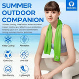 Sukeen [4 Pack] Cooling Towel (40"x12"), Ice Microfiber Towel, Soft Breathable for Yoga, Sport, Running, Gym, Workout, Camping, Fitness & More Activities