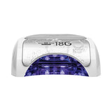 Gelish 18G Classic LED Light - Professional Nail Curing Lamp for Home or Salon Use, Fast-Drying 36W, Corded, SafeLight™ Technology, Ergonomic Design, Pedicure-Friendly.