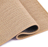 Stair Treads Matching-Mat for Wooden Steps, Non Slip Stair Landing Mat with Self-Adhesive Stair Treads for Kids Elders and Pets(1Pcs, Beige, 31" * 31")