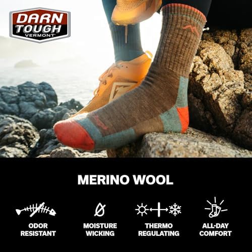 Darn Tough Vermont Women Merino Wool Micro Crew Socks Cushion