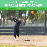 GoSports Weighted Training Balls - Choose Baseball or Softball - Hitting & Pitching Training for All Skill Levels - Improve Power and Mechanics