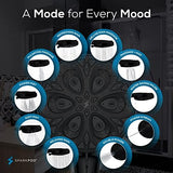 SparkPod 10-Mode Handheld Shower Head with Filter - 5" High Pressure Filtered Shower Head with Touch-to-Clean Nozzles, Built-In Power Jet, Stainless Steel 6ft Hose & Bracket (Black Matte)