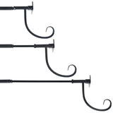 VILLAGE LIGHTING COMPANY [Front Door Garland Hanger] - Adjustable to Different Door Widths | Heavy-Duty Cast Iron | Decorative Christmas and Holiday Decor | No Nails, Screws, or Damage