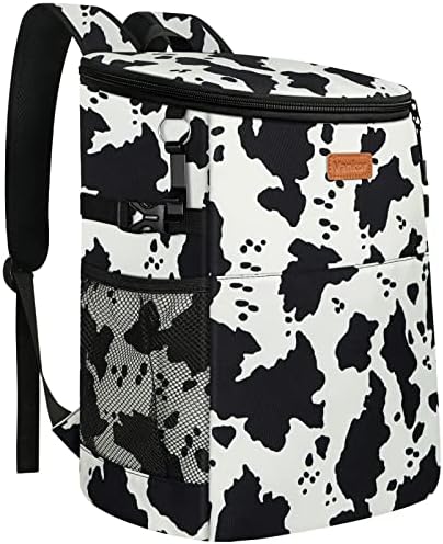 Camping Cooler Backpack 30 Cans, Soft Backpack Coolers Insulated Leak Proof Travel Cooler Bag Waterproof Lunch Picnic Beach Work Trip Thermal Bag Drink Beverage Beer Bag Cooler