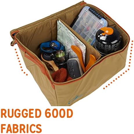 Kelty Window Seat – Camping, Tailgating, Travel Organization Hub, Road Tripping Overlanding Storage, Clear Lid, Rugged Fabrics
