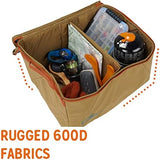 Kelty Window Seat – Camping, Tailgating, Travel Organization Hub, Road Tripping Overlanding Storage, Clear Lid, Rugged Fabrics